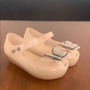 Mini Melissa, light up butterfly maryjane, size 8